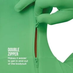 Morphsuit Verde Adulto -Angels Face Negozio green morphsuit zipper