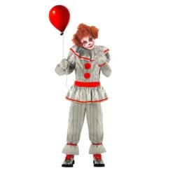 Costume Da Clown Da Film Horror Per Bambini 17 Costume Da Clown Da Film Horror Per Bambini -Angels Face Negozio jenv4nbm