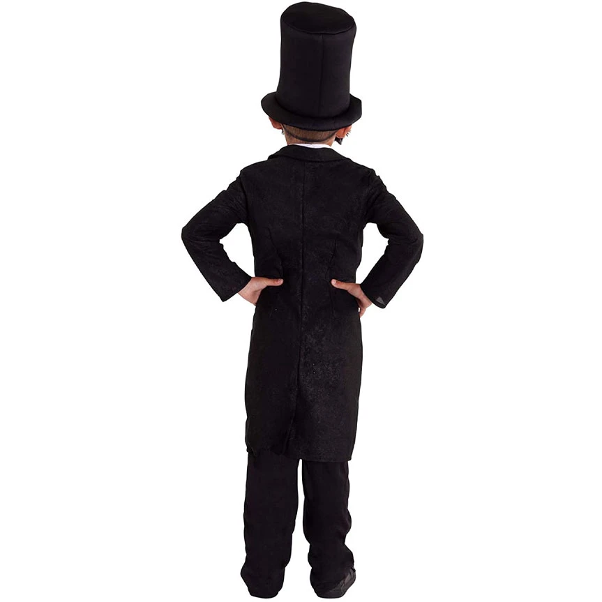 Costume Abramo Lincoln Bambino 6 Costume Abramo Lincoln Bambino - immagine 4