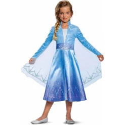 Disney Frozen 2 Elsa Costume Da Viaggio Deluxe Per Bambini