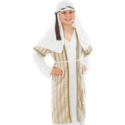 Kids Gold Shepherd Nativity Costume 11 Kids Gold Shepherd Nativity Costume -Angels Face Negozio kids gold shepherd costume nativity 2
