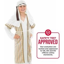 Kids Gold Shepherd Nativity Costume 10 Kids Gold Shepherd Nativity Costume -Angels Face Negozio kids gold shepherd costume nativity 5
