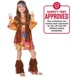 Costume Hippie Bambina -Angels Face Negozio kids hippie costume 3