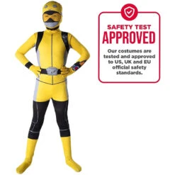 Costume Power Ranger Beast Morphers Giallo Bambini -Angels Face Negozio kids yellow beast morpher costume 2