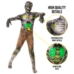 Kids Slime Zombie Morphsuit -Angels Face Negozio kpaz slime zombie morphsuit kids feature 2