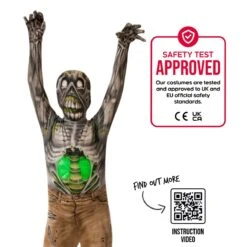 Kids Slime Zombie Morphsuit -Angels Face Negozio kpaz slime zombie morphsuit kids feature 3