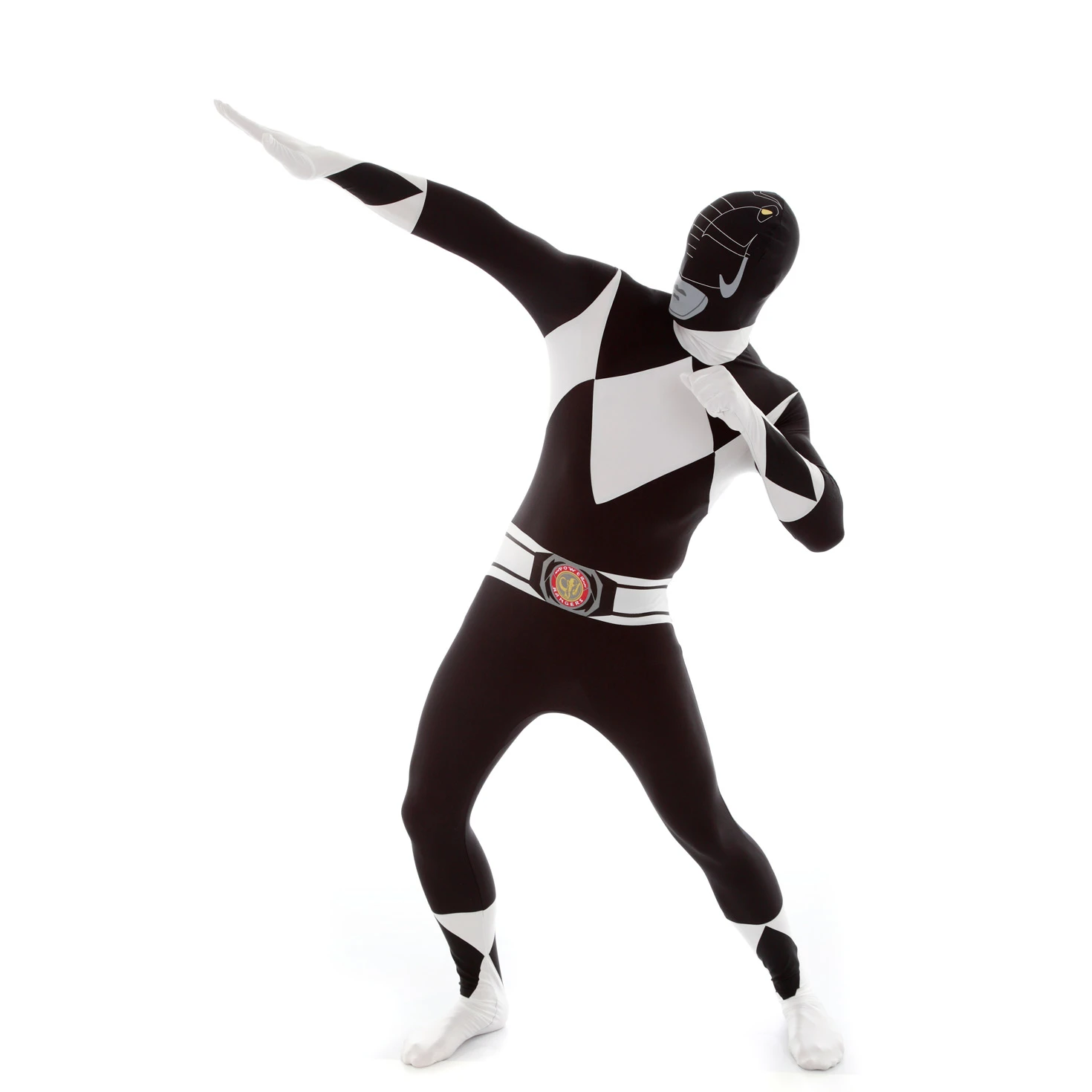 Costume Power Ranger Nero Adulto 3 Costume Power Ranger Nero Adulto