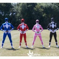 Costume Power Ranger Nero Adulto 11 Costume Power Ranger Nero Adulto -Angels Face Negozio m1 b l black power rangers morphsuit lifestyle 4 us