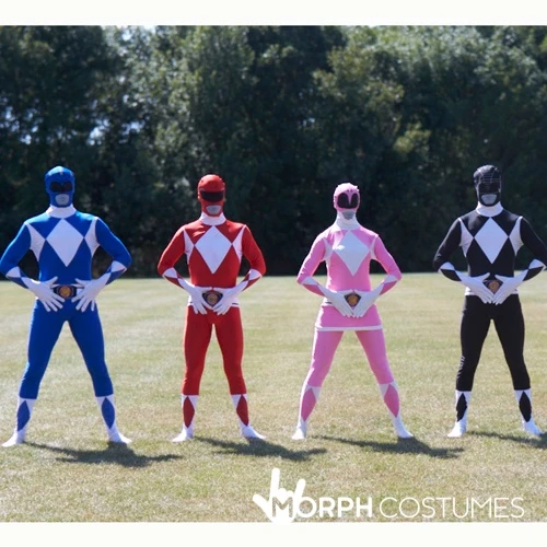Costume Power Ranger Nero Adulto 7 Costume Power Ranger Nero Adulto - immagine 5