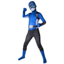 Costume Power Ranger Beast Morphers Blu Bambini