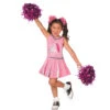 Costume Cheerleader Bambina -Angels Face Negozio m1 m c mckcp girls pink cheerleader costume