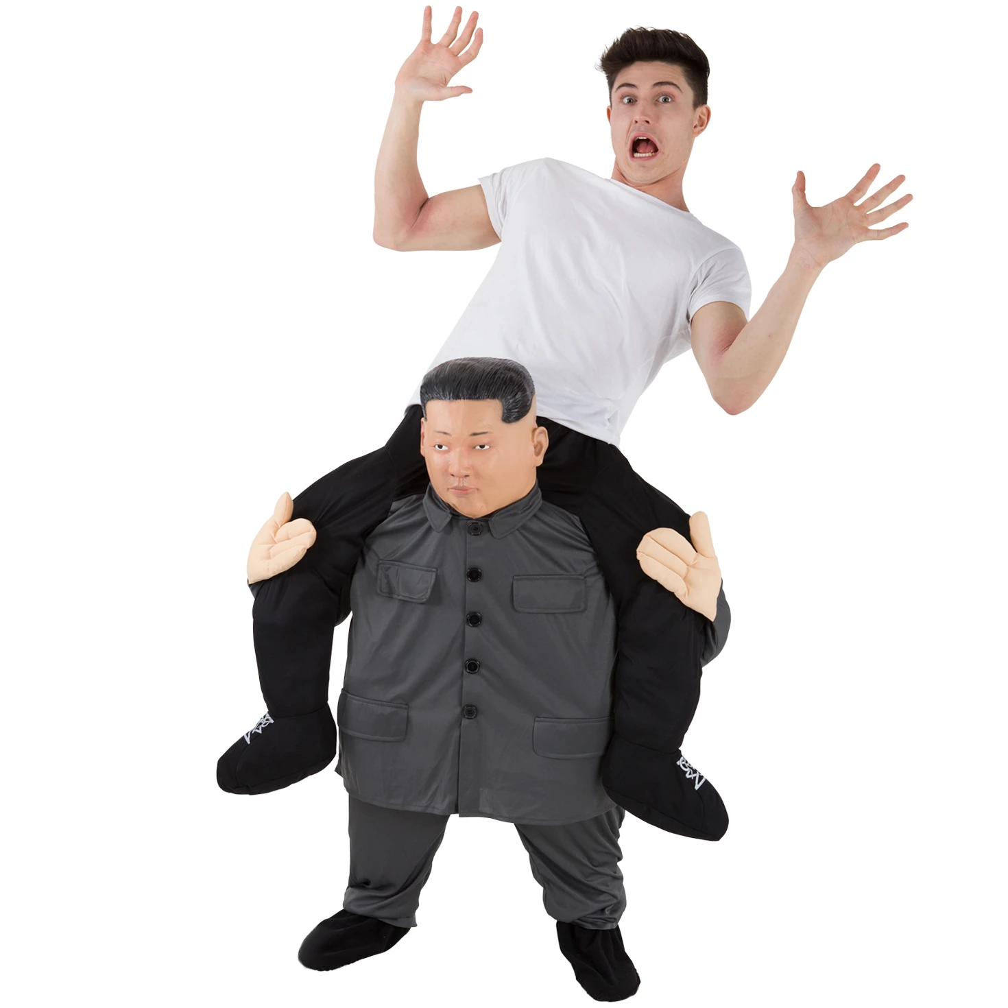 Costume Dittatore Coreano A Cavalluccio Adulto 4 Costume Dittatore Coreano A Cavalluccio Adulto - immagine 2