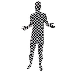 Morphsuit Scacchiera Adulti -Angels Face Negozio m1 m p mpbc