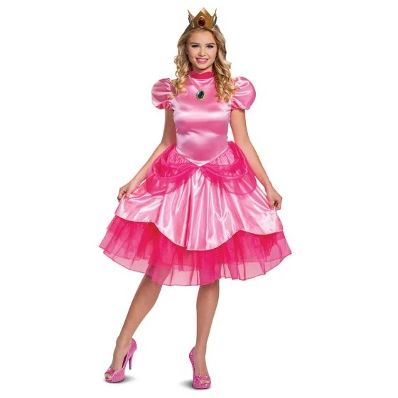 Costume Principessa Peach Donna 3 Costume Principessa Peach Donna