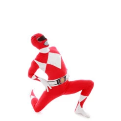 Costume Power Ranger Rosso Adulto -Angels Face Negozio m1 r e red power rangers morphsuit 3