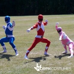 Costume Power Ranger Rosso Adulto -Angels Face Negozio m1 r e red power rangers morphsuit lifestyle 3