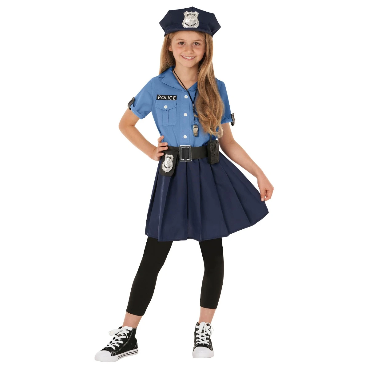 Costume Da Poliziotta Blu Per Ragazze 3 Costume Da Poliziotta Blu Per Ragazze