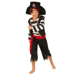 Costume Di Base Da Marinaio Pirata Per Bambini 17 Costume Di Base Da Marinaio Pirata Per Bambini -Angels Face Negozio mckbpd pirate basic kids 02