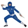 Costume Da Drago Ninja Blu Per Bambini