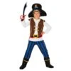 Costume Da Pirata A Strisce Blu Per Bambini 1 Costume Da Pirata A Strisce Blu Per Bambini -Angels Face Negozio mckbsp pirate blue kids 03
