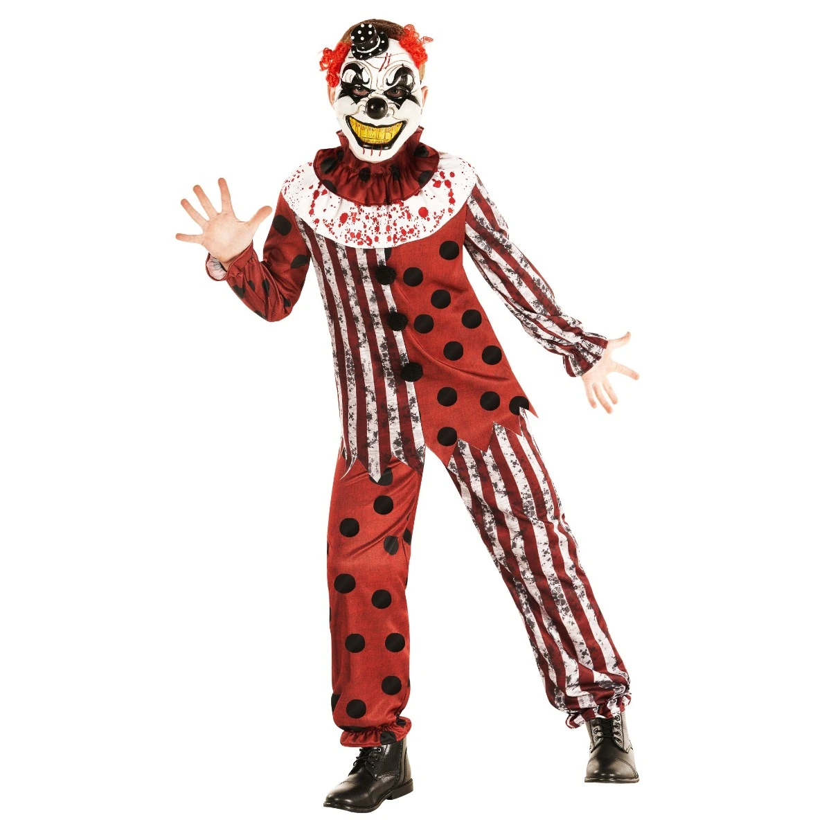 Costume Da Clown Terriente Per Bambini 8 Costume Da Clown Terriente Per Bambini - immagine 6