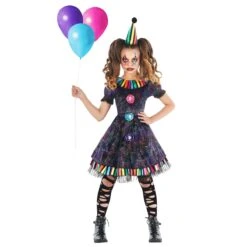 Costume Da Clown Archeese In Contanti Per Le Ragazze