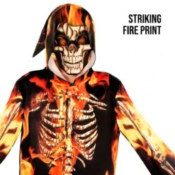 Costume Da Arco Di Mietitore Per Bambini 9 Costume Da Arco Di Mietitore Per Bambini -Angels Face Negozio mckggrf fire grim reaper kids 06