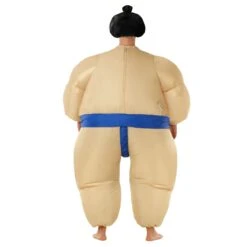 Costume Gonfiabile Da Lottatore Di Sumo Gigante Per Uomo -Angels Face Negozio mckgisbl sumo inflatable megamorph blue adult 3