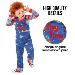 Costume Da Bambola Del Cinema Malvagio Per Bambini 13 Costume Da Bambola Del Cinema Malvagio Per Bambini -Angels Face Negozio mckgkd playtime killer doll 6