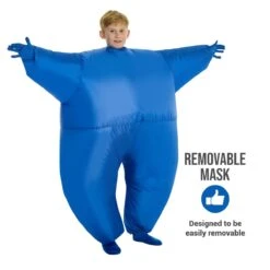 Costume Gonfiabile Blu Bambino -Angels Face Negozio mckibl blue megamorph feature 02 min