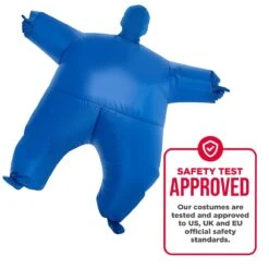 Costume Gonfiabile Blu Bambino -Angels Face Negozio mckibl megamorph blue kids safety min