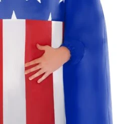 Kids Inflatable Wavy Arm Guy USA Costume 12 Kids Inflatable Wavy Arm Guy USA Costume -Angels Face Negozio mckiuswm usa wavy arm guy kids closeup