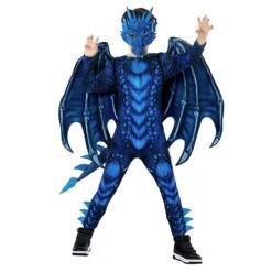 Costume Da Drago Per Bambini Blu