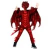 Costume Da Drago Per Bambini Rosso