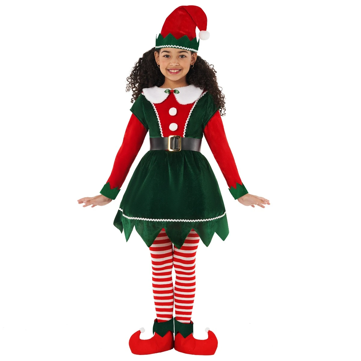 Costume Da Elfo Verde Mormora Per Bambini 11 Costume Da Elfo Verde Mormora Per Bambini - immagine 9