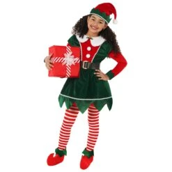 Costume Da Elfo Verde Mormora Per Bambini