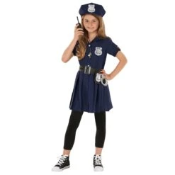 Costume Da Poliziotta Della Marina Per Ragazze -Angels Face Negozio mcknp kids police navy2
