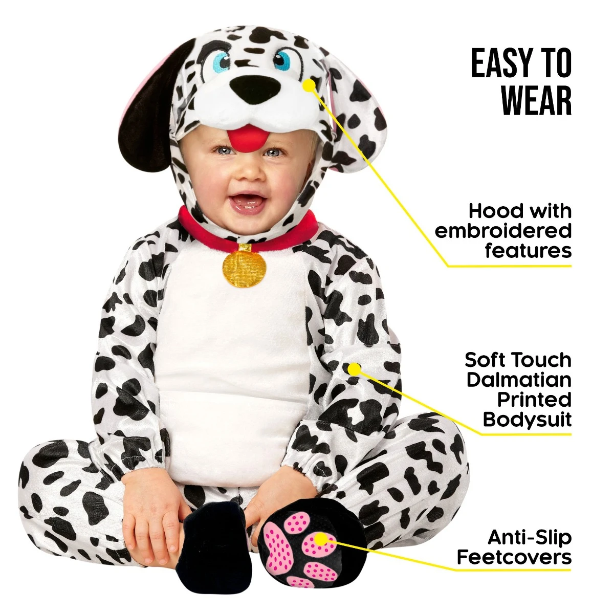 Costume Da Cucciolo Di Dalmata Per Bambino 6 Costume Da Cucciolo Di Dalmata Per Bambino - immagine 4