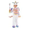 Costume Da Unicorno Arcobaleno Per Bambini -Angels Face Negozio mckoru rainbow unicorn onesie kids 01