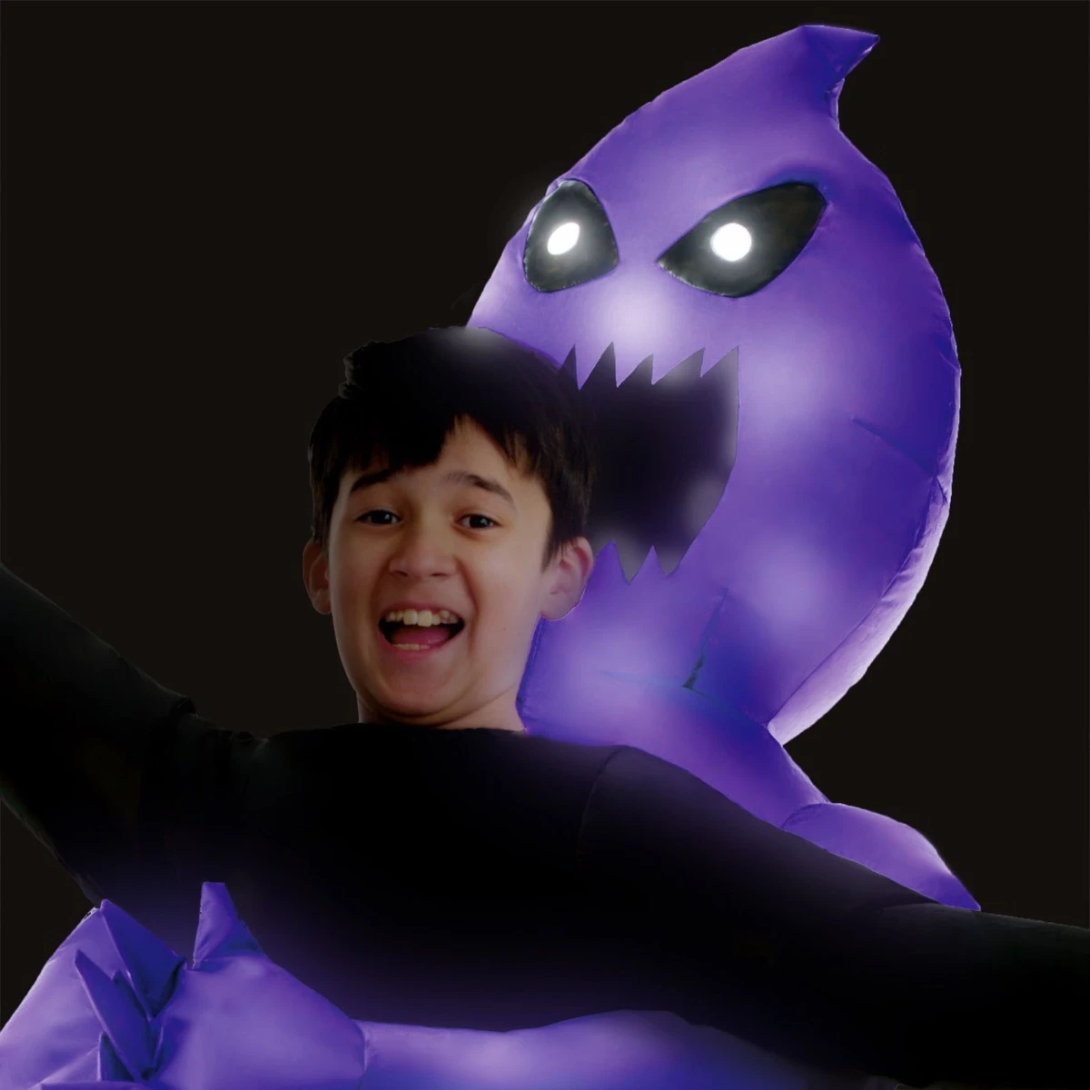 Kids Light Up Ghoul Pick Me Up Inflatable Costume 7 Kids Light Up Ghoul Pick Me Up Inflatable Costume - immagine 6