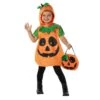 Kids Pumpkin Tabard Costume -Angels Face Negozio mckppt pumpkin tabard kids 01