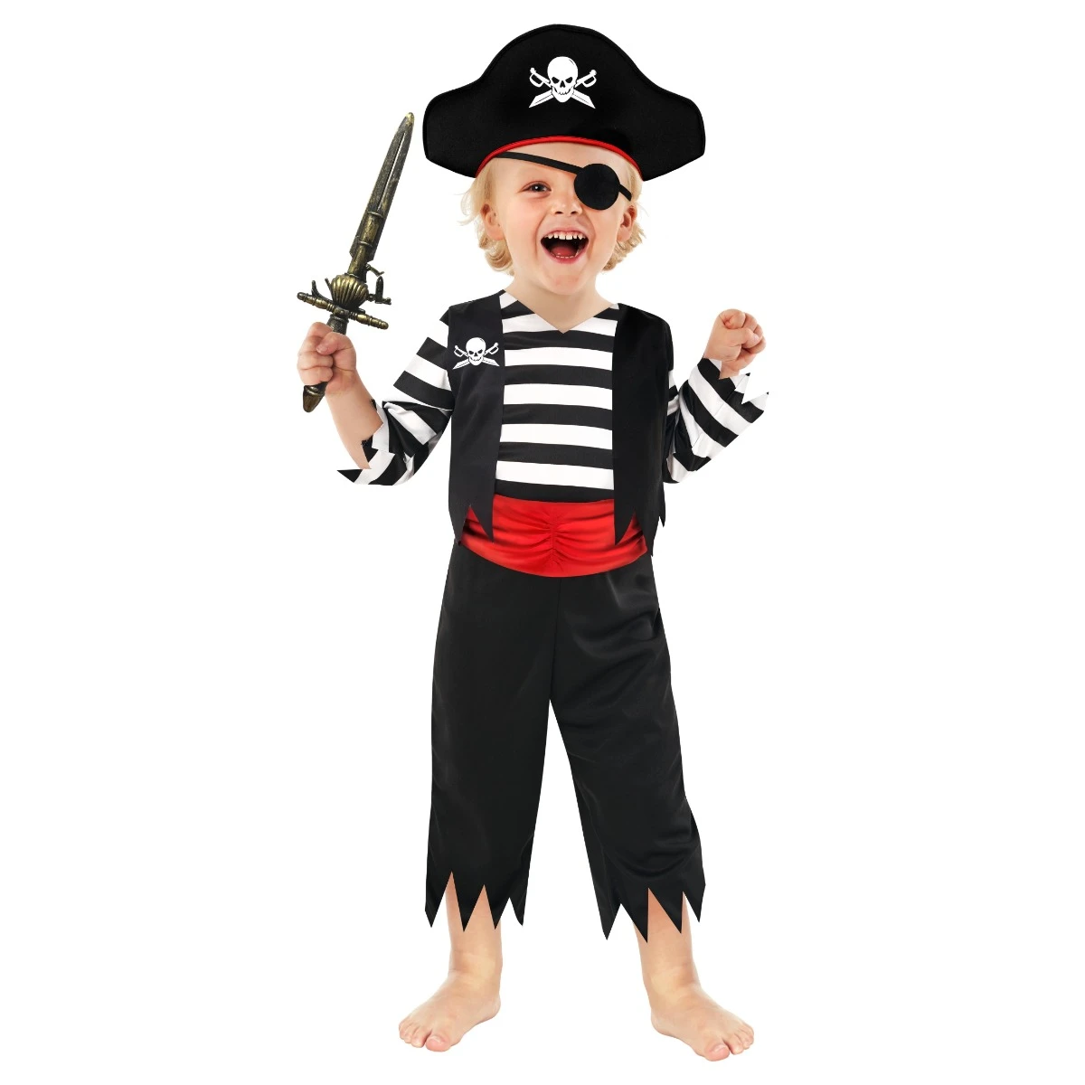 Kids Pirate Captain Toddler Costume 12 Kids Pirate Captain Toddler Costume - immagine 10