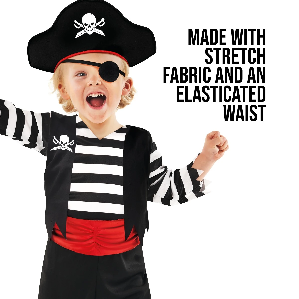 Kids Pirate Captain Toddler Costume 7 Kids Pirate Captain Toddler Costume - immagine 5