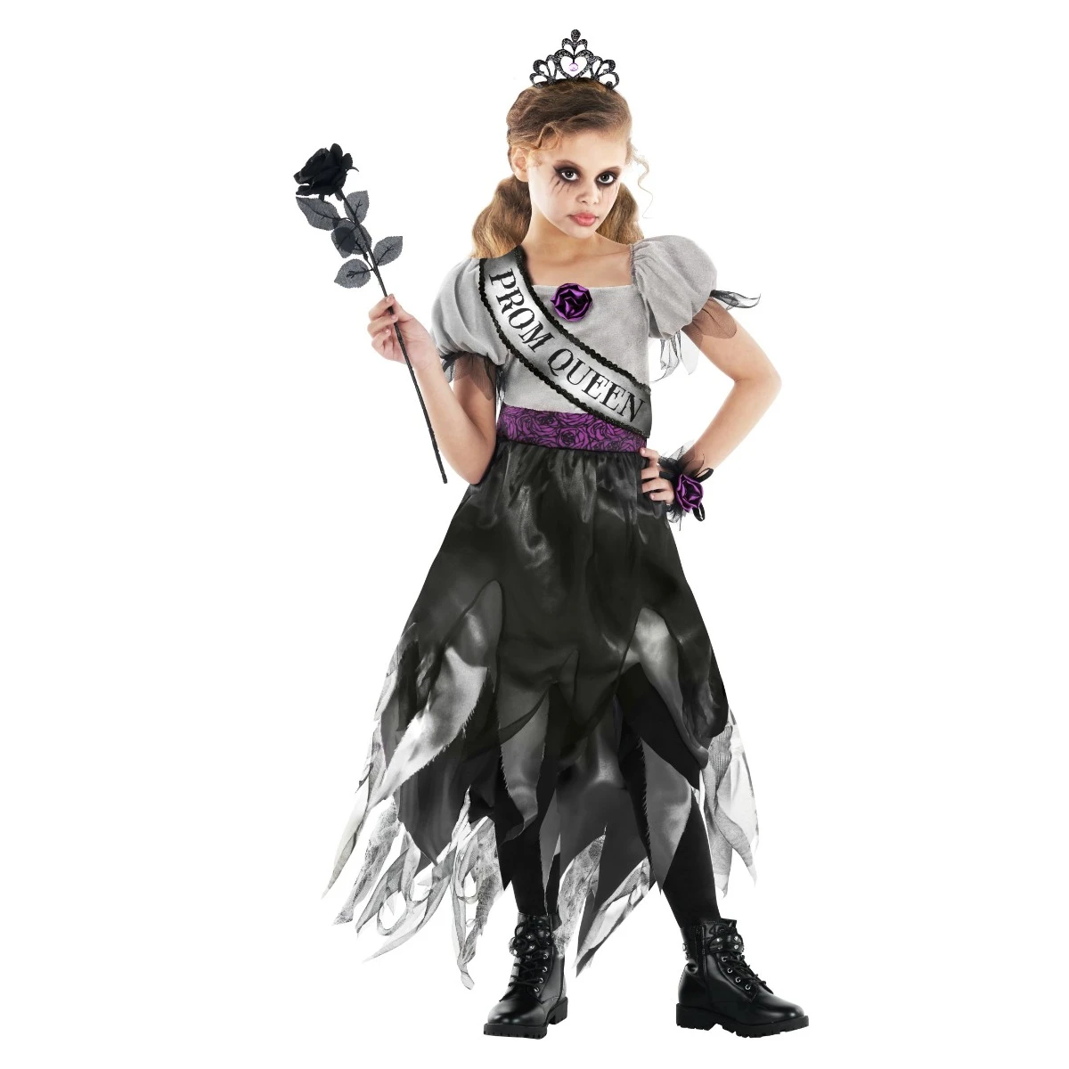 Costume Da Regina Terroriente Per Bambini 9 Costume Da Regina Terroriente Per Bambini - immagine 7