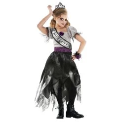 Costume Da Regina Terroriente Per Bambini 17 Costume Da Regina Terroriente Per Bambini -Angels Face Negozio mckqs spooky prom queen kids 04