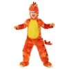 Costume Dinosauro T-Rex Arancione Bambino 1 Costume Dinosauro T-Rex Arancione Bambino -Angels Face Negozio mckrp orange trex dinosaur kids amazon 02 min