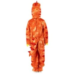 Costume Dinosauro T-Rex Arancione Bambino -Angels Face Negozio mckrp orange trex dinosaur kids amazon 08 min