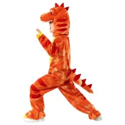 Costume Dinosauro T-Rex Arancione Bambino -Angels Face Negozio mckrp orange trex dinosaur kids amazon 17 min