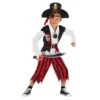 Costume Da Pirata A Righe Rosse Per Bambini 2 Costume Da Pirata A Righe Rosse Per Bambini -Angels Face Negozio mckrsp pirate red kids 02 1