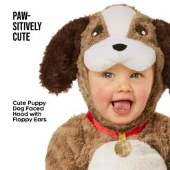 Costume Da Cucciolo Per Bambini -Angels Face Negozio mcktpp puppy tabard onesie kids 05